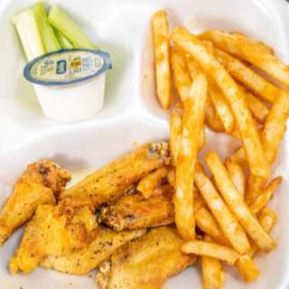 15 Wings with Fries