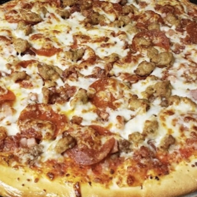10" Meat Pizza.